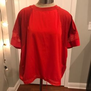 Red Nike Fashion Top